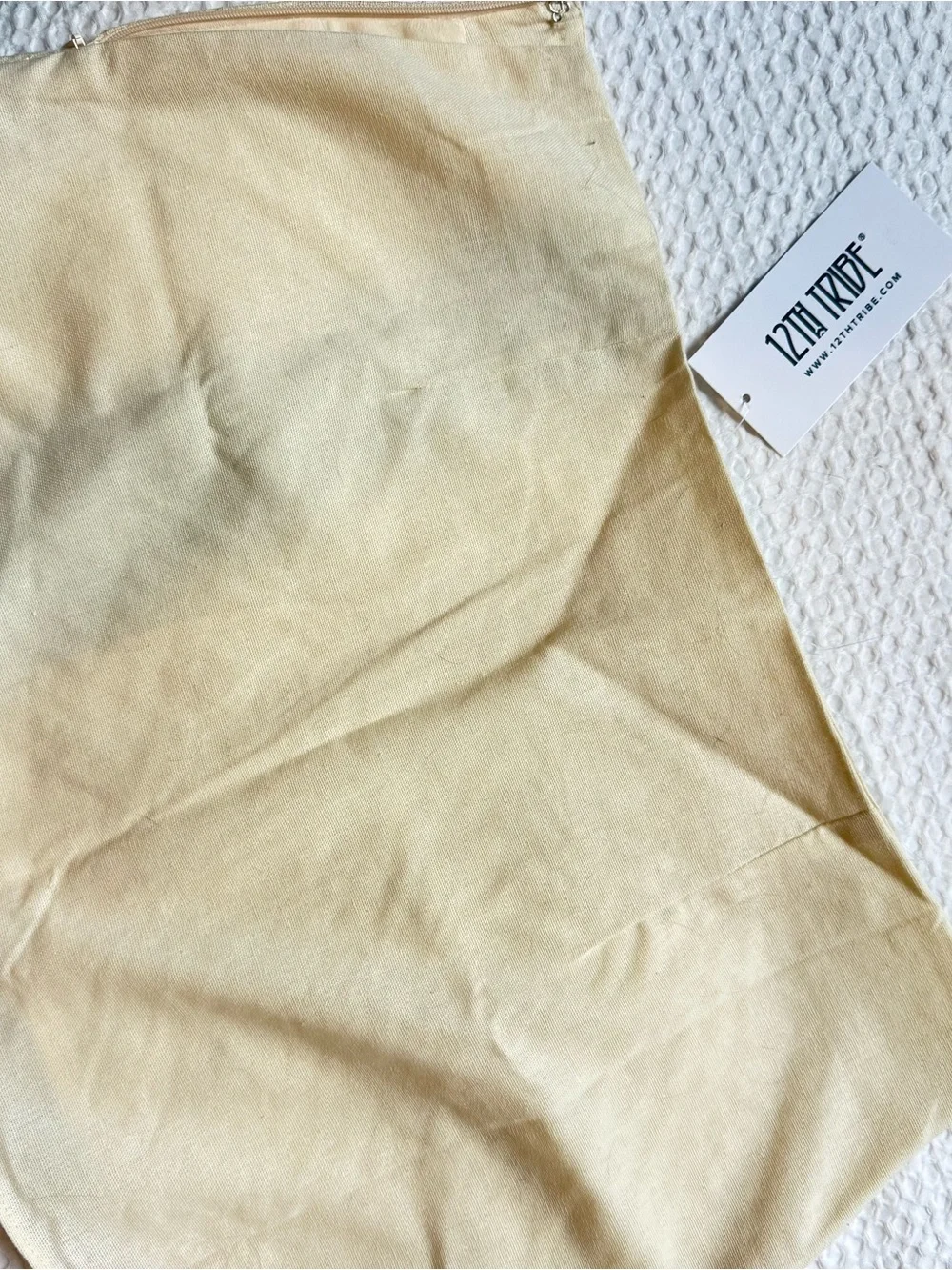 NWT | 12th Tribe | Del Sol Cream Beaded Micro Mini Skirt - Picture 2 of 5
